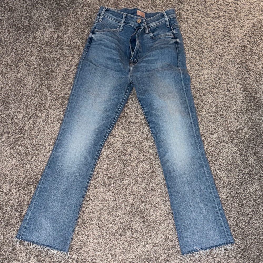 MOTHER Women's Straight Leg Jeans - Blue